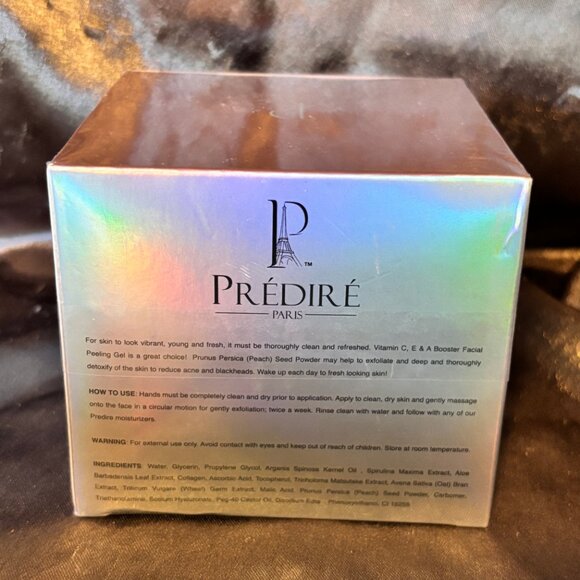 New SEALED Predire Paris Argan Oil Collagen Facial Peeling Gel  6 AVAIL - Picture 3 of 4